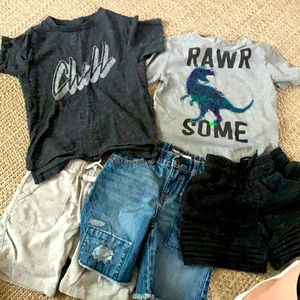 Boys Short Shirt 5 piece Mixed Lot